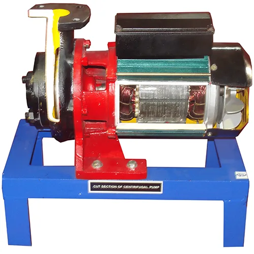 Cut section model of centrifugal pump
