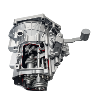 Cut section of manual gearbox