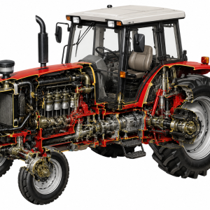 Cut Section Of Tractor